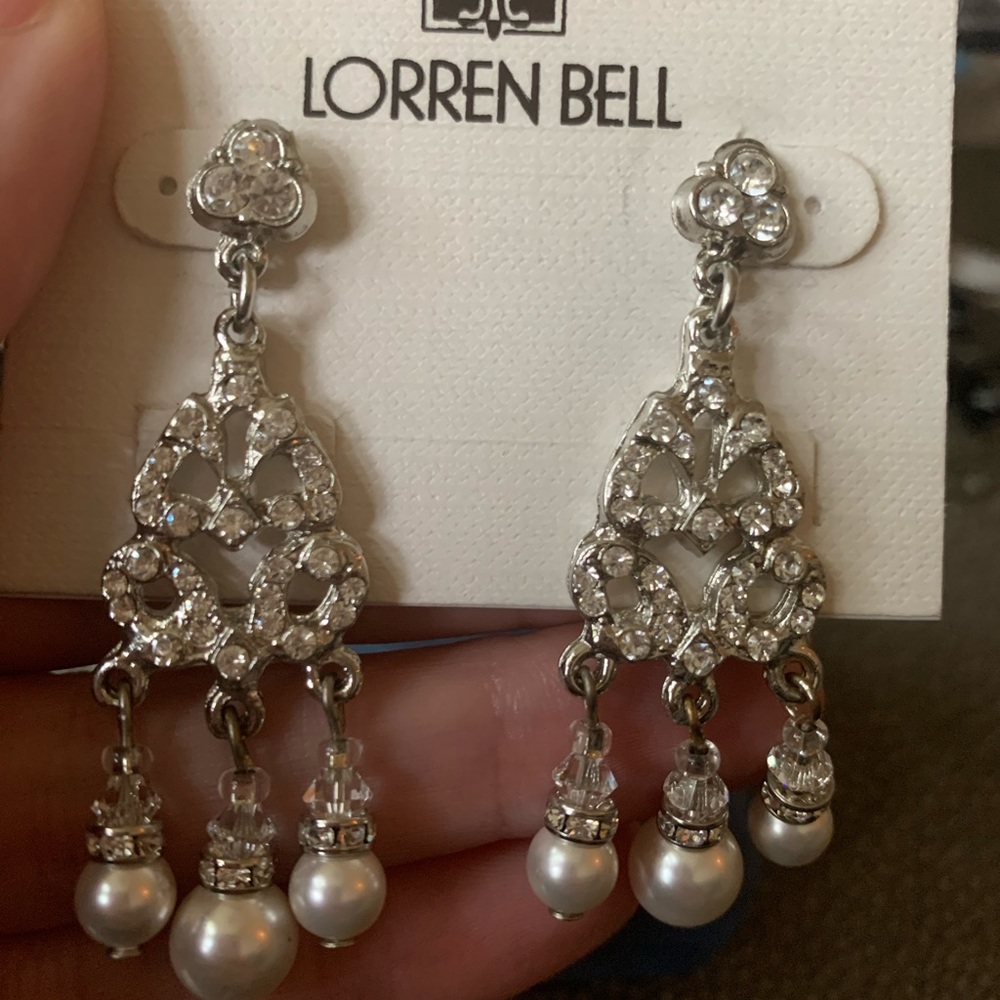 Lorren Bell Chandelier Bridal Earrings